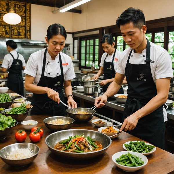 Où apprendre les techniques de la cuisine thaïlandaise à Chiang Mai : écoles et chefs recommandés ?